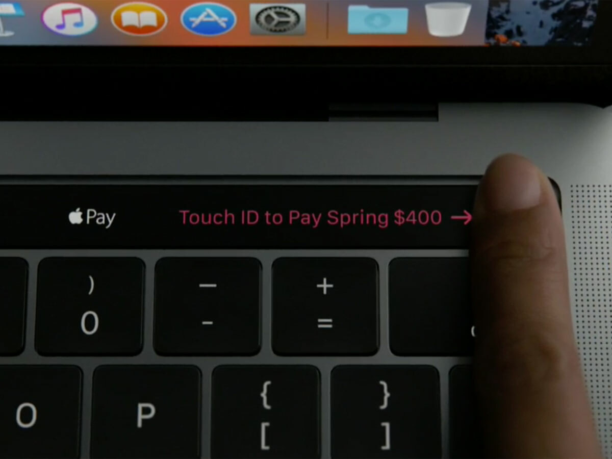 2) It has Touch ID