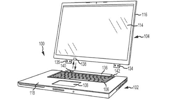 Apple patent shows hybrid MacBook and iPad device