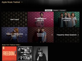The Apple Music Festival will be streamed straight to the Apple Music app