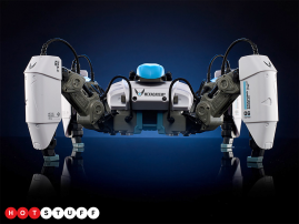 MekaMon is a smartphone-controlled modular robot that fights in AR