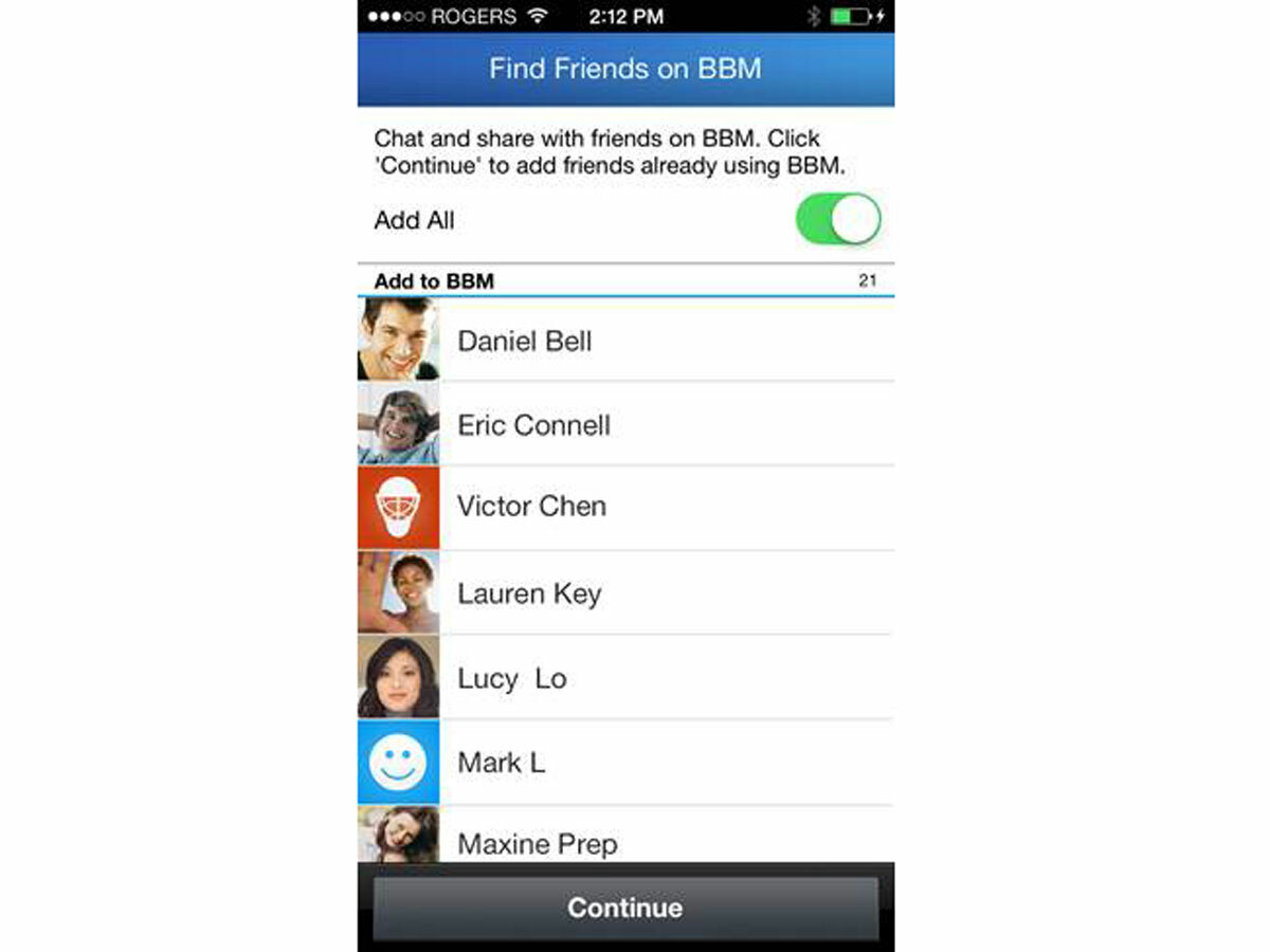 It just got easier to find your friends on BBM