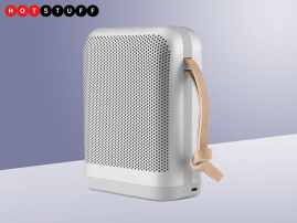 B&O’s Beoplay P6 is a powerful portable speaker that’ll go wherever you go