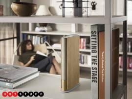 Bang & Olufsen’s Beosound Emerge is a bookshelf speaker disguised as a book