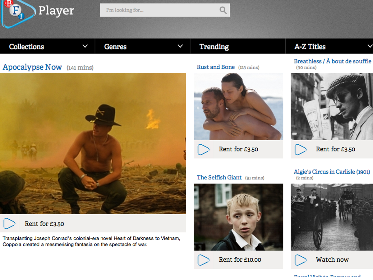 Best cloud app - BFI Player