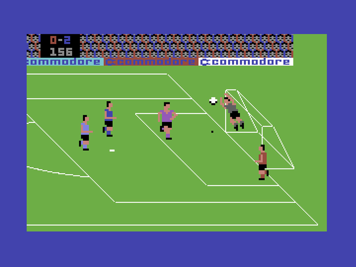 22）国際サッカー（1983、C64）