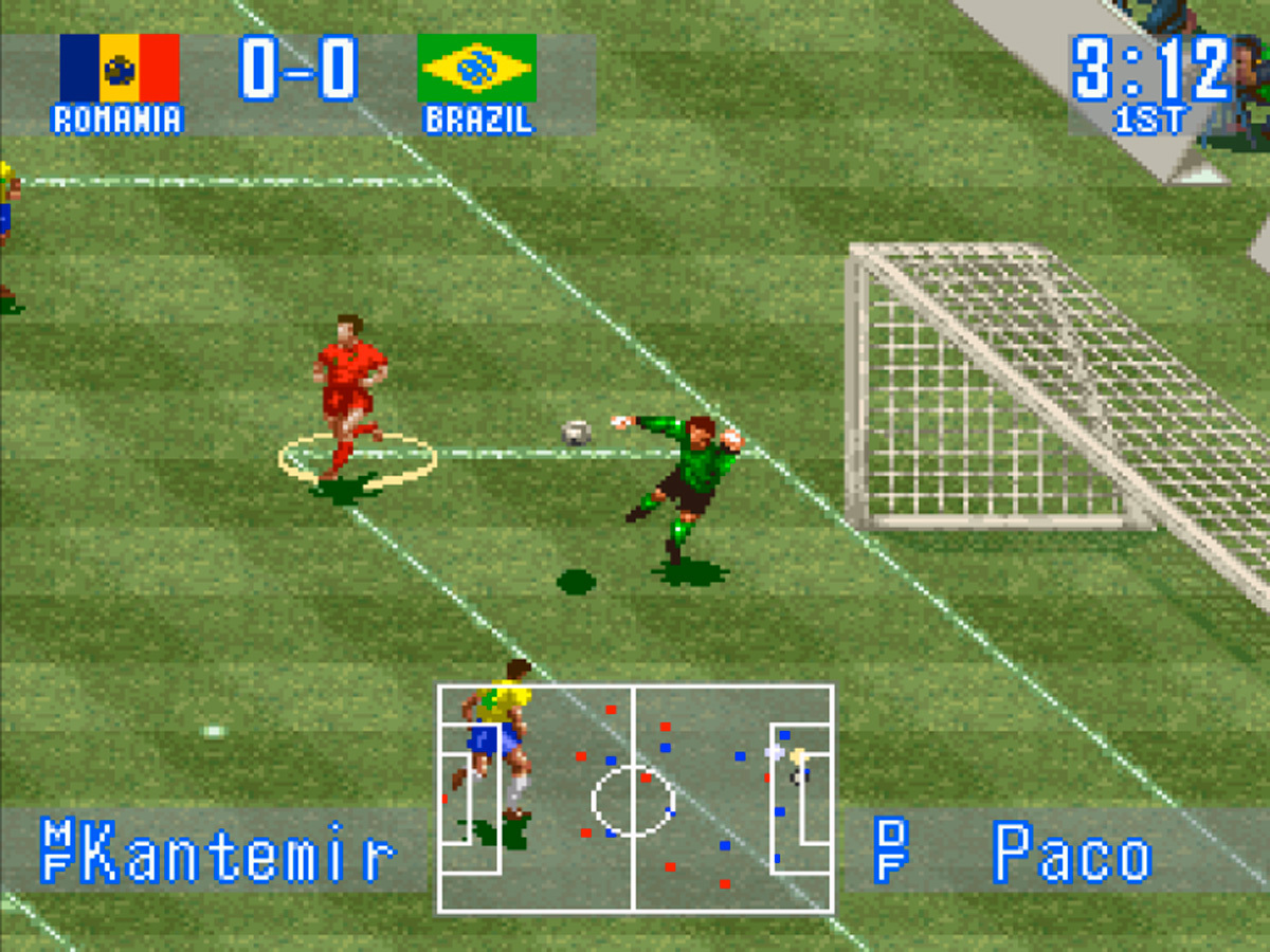 9）国際スーパースターサッカー（1994、SNES）