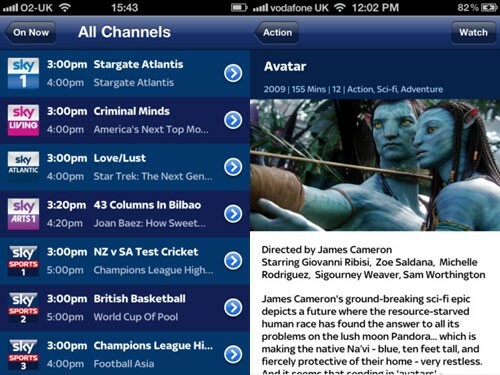 Best iPhone 5 apps – Sky Go