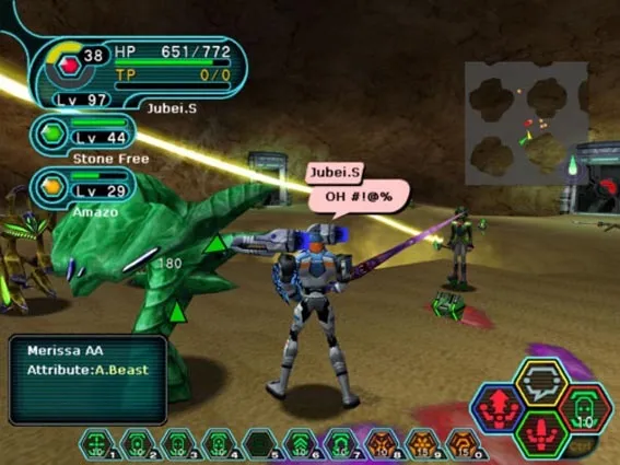 Best space games – Phantasy Star Online (2001, Dreamcast)