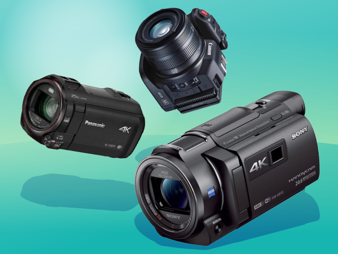 best 4k camcorders featuring Canon XC10 Sony FDR-AXP33 and Panasonic HC-VX870