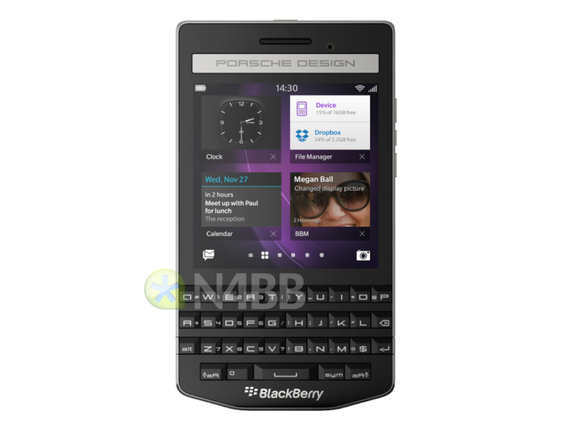 Porsche Design BlackBerry P’9983 leaks, sure to be hilariously expensive