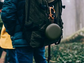 B&O’s tiny Beoplay A1 looks more like a hockey puck than a Bluetooth speaker