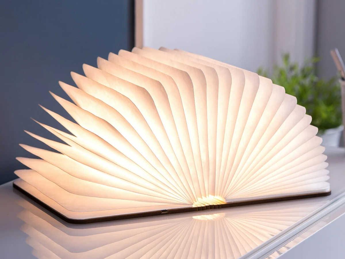 WOODEN SMART BOOK LIGHT (£49.99)