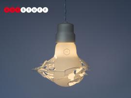 These smashed lightbulbs are frozen in time, forever