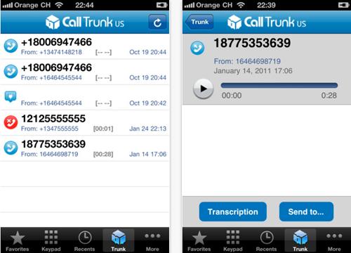 Call Trunk app records your phone conversations