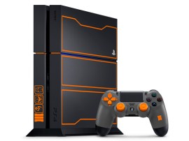 Call of Duty: Black Ops III limited console drapes PlayStation 4 in neon orange