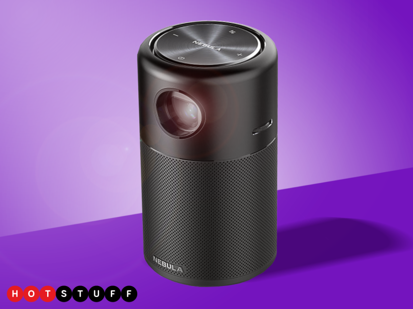 Anker’s Nebula Capsule is a projector/speaker hybrid no larger than a Coke can