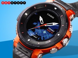 Casio’s Pro Trek WSD-F30 is a rugged smartwatch that lasts up to 30 days on a single charge