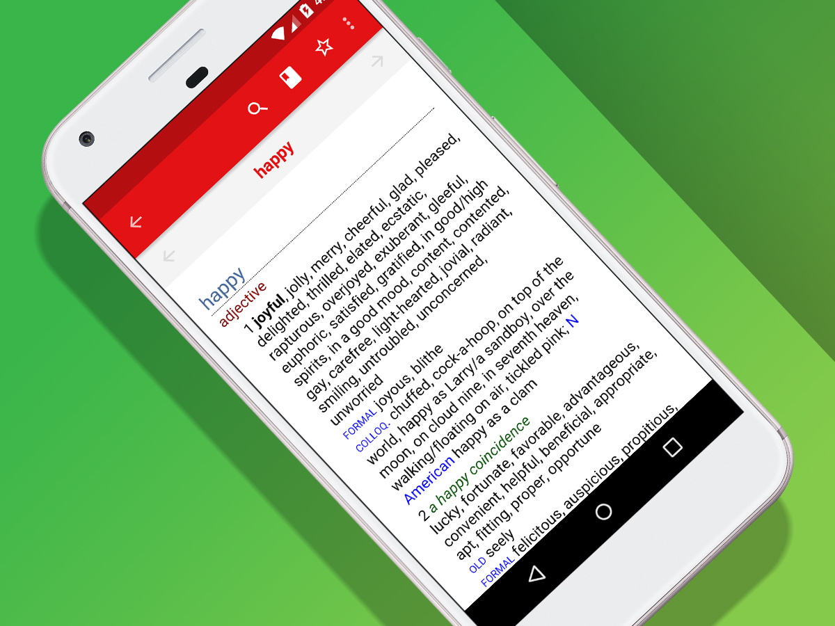Chambers Thesaurus: best Android writing aid