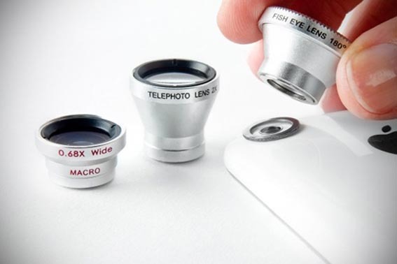 Fisheye, Telephoto and Wide/Macro Phone Lenses