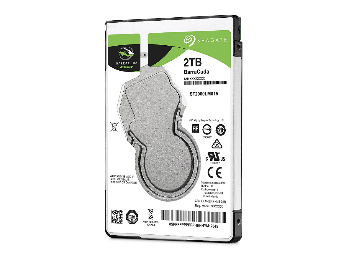 Seagate BarraCuda 2TB 2.5in Internal Hard Drive (£70.74)