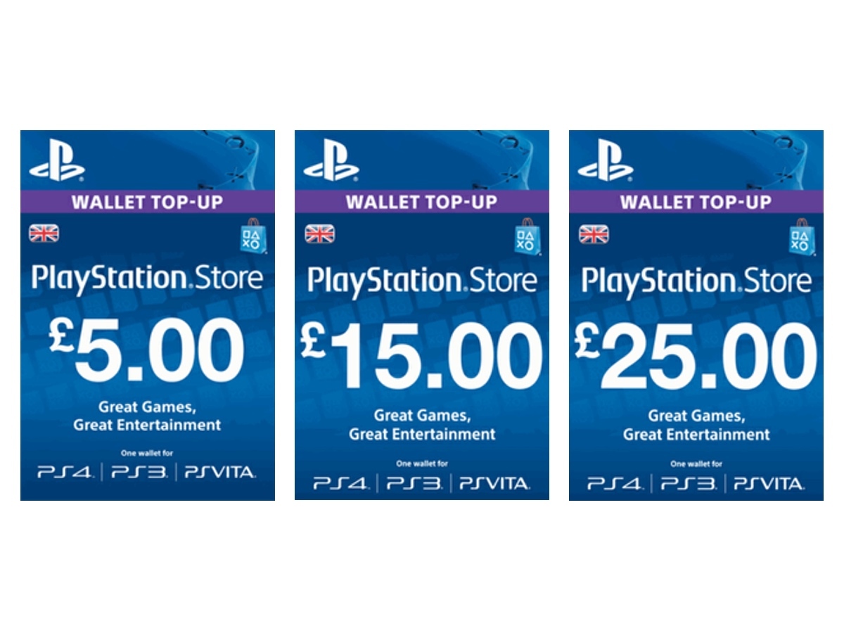 PlayStation Network Wallet Top Up (from £5)