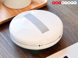 Cleansebot is like a tiny Roomba on a mission to obliterate bacteria and bugs from your bed
