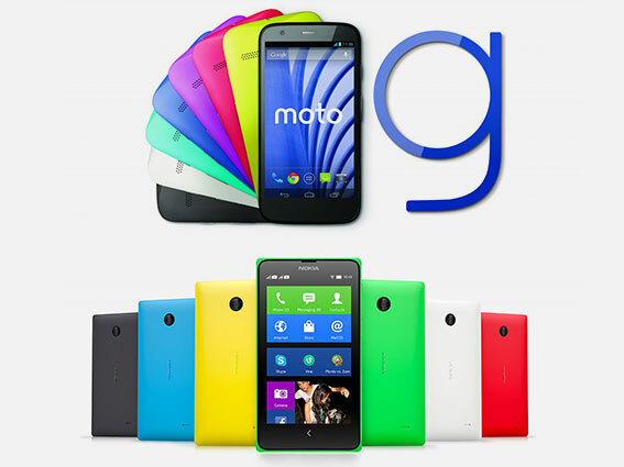 Nokia X vs Motorola Moto G:  the weigh in