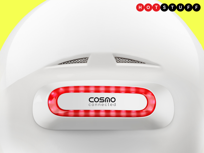 This helmet brake light will call an ambulance if you crash