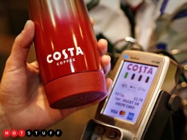 Costa’s Clever Cup is reusable and contactless-enabled