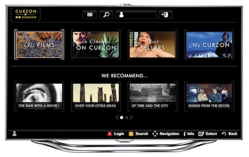 Curzon reboots On Demand movie service with Samsung Smart TV app