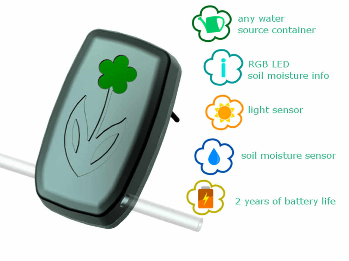 Daisy.si analyses soil moisture and releases water accordingly