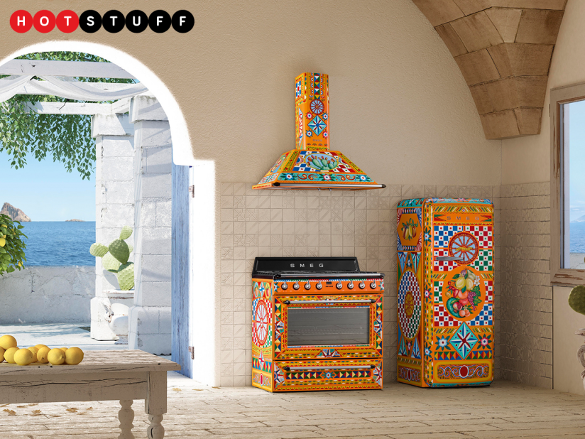 Smeg teams up with Dolce & Gabbana for another fashion splash in the kitchen