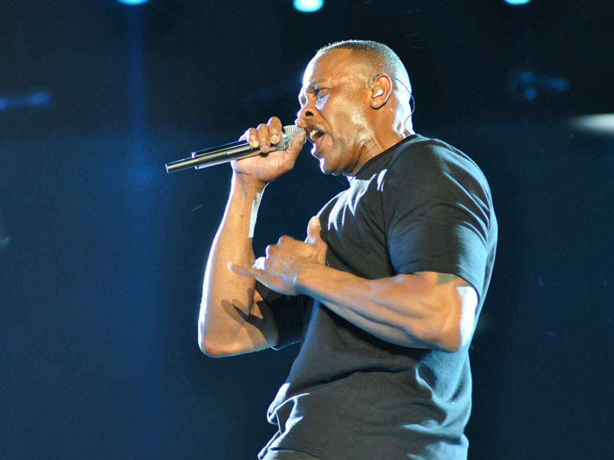 Dr Dre on stage