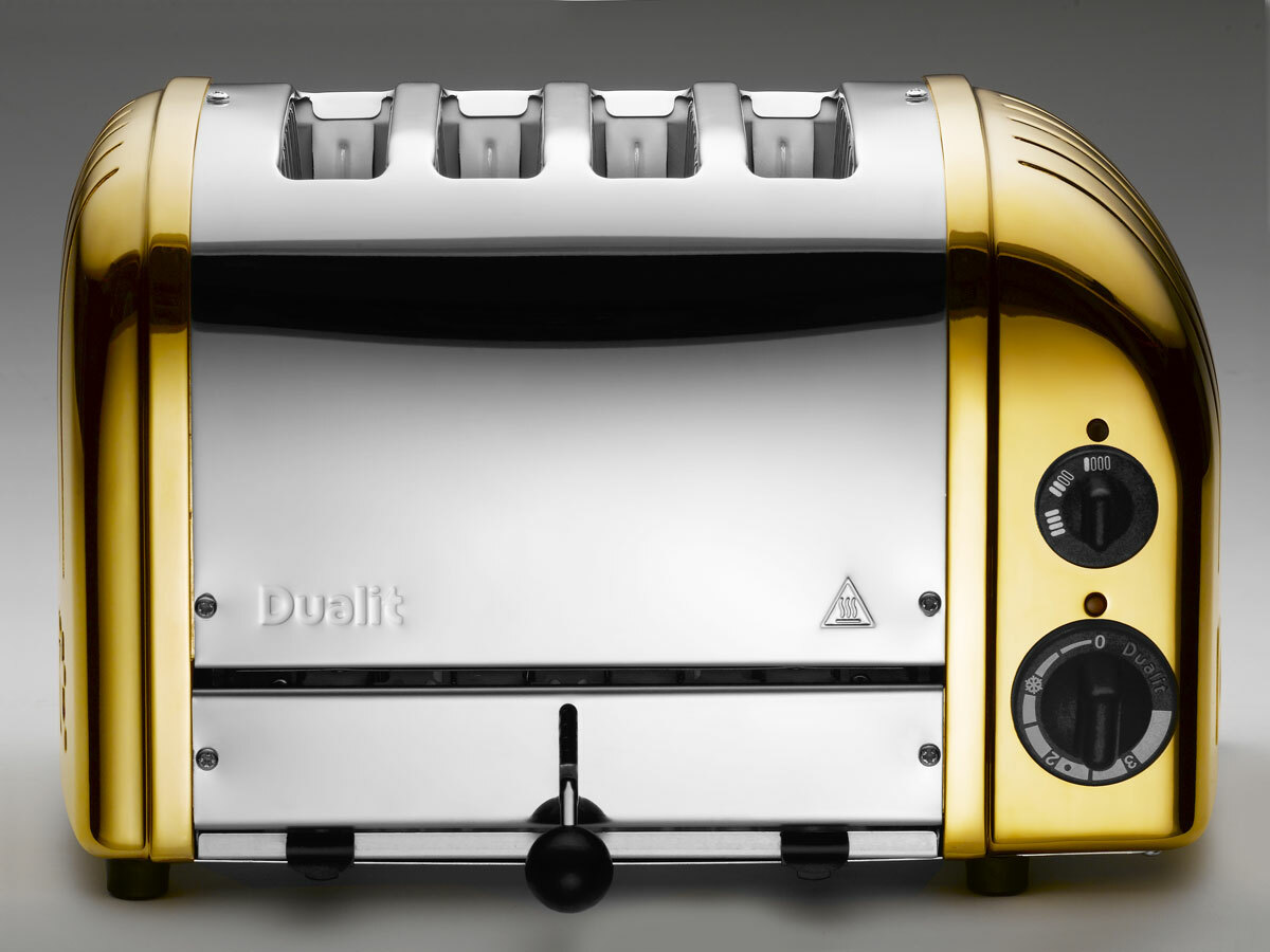 Dualit’s 24-carat toaster will add some bling to your breakfast
