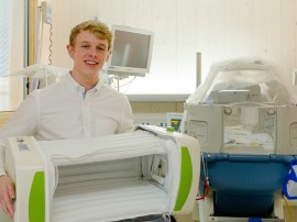 Low-cost, inflatable infant incubator from UK wins James Dyson Award