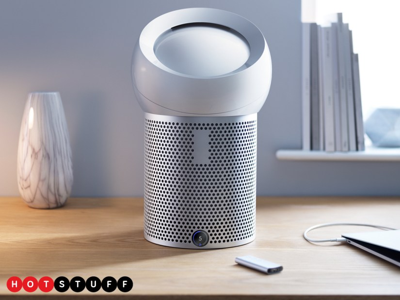Dyson’s Pure Cool Me fan filters as it blows