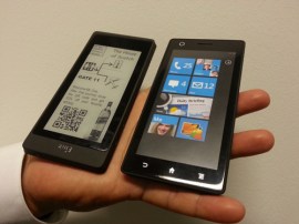 Exclusive! Smartphones with second E Ink reader displays incoming