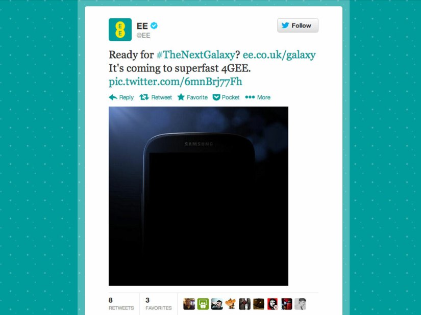 4G confirmed for Samsung Galaxy S4