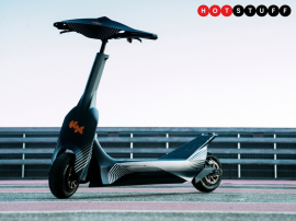 The eSkootr SIX is an electric racing scooter than can top 60mph