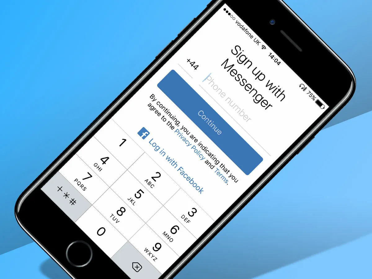 Use Messenger without a Facebook account