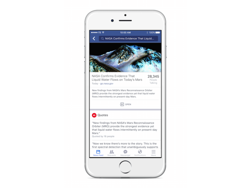 Facebook opens all public posts to search – and fixes its battery-killing iOS app