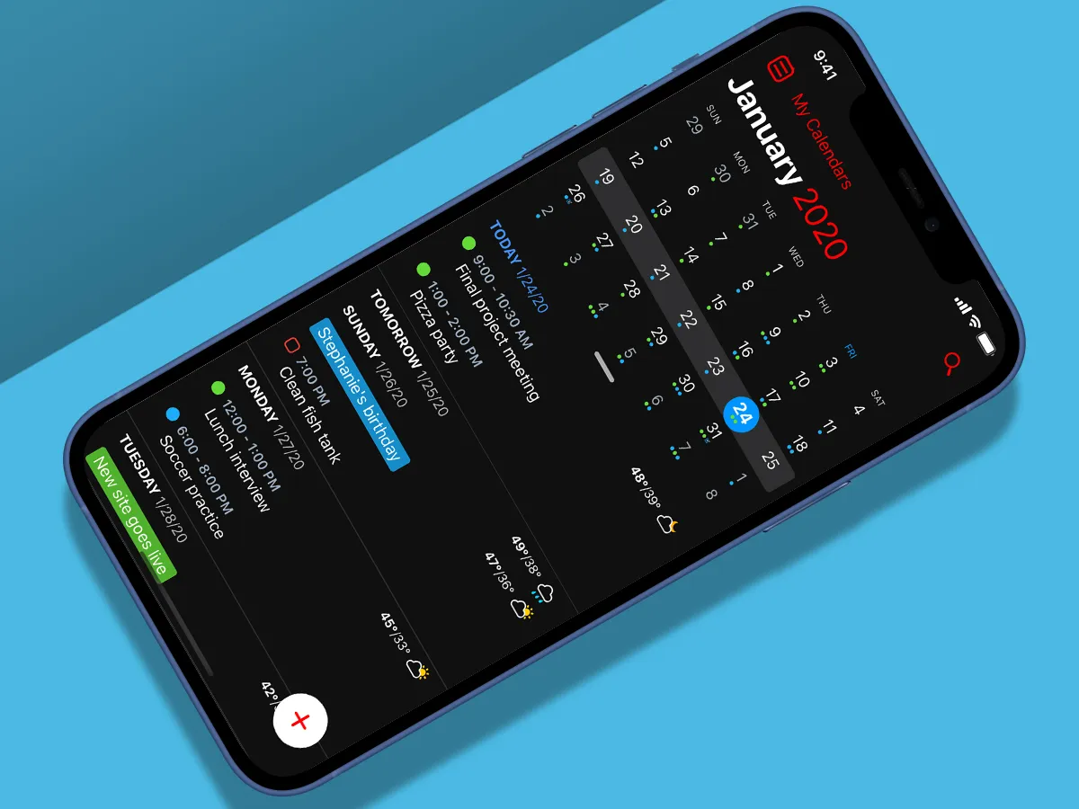 Fantastical: best iPhone/iPad calendar