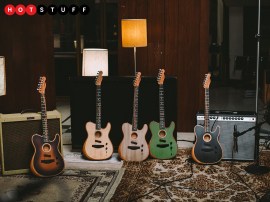 Fender’s Acoustasonic Telecaster does impressions of 10 different guitars