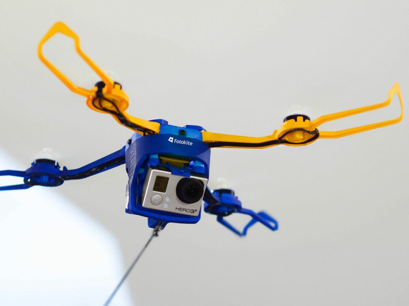 Fotokite Phi drone’s tethered approach takes the stress out of indoor flying