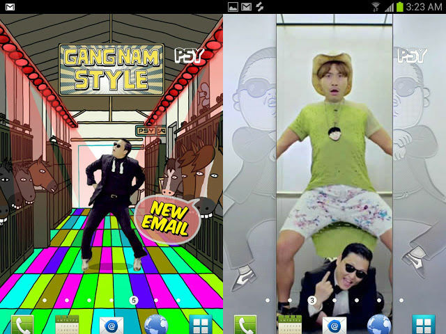 Gangnam Style live wallpaper hits Android