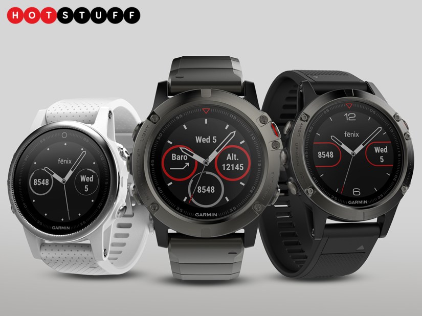 Garmin’s new Fenix 5 watches will track all day, whatever your wrist size