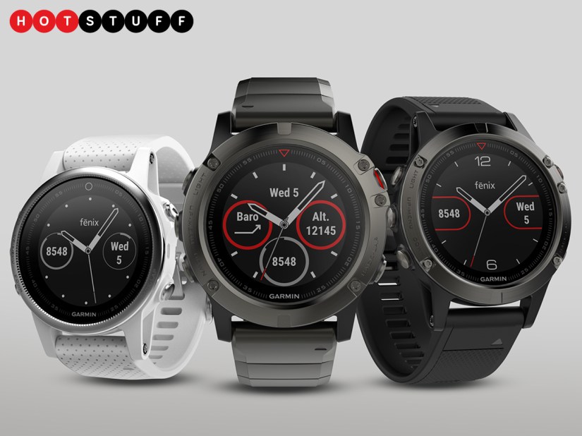 Garmin’s new Fenix 5 watches will track all day, whatever your wrist size