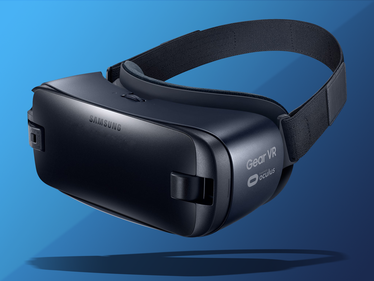 Samsung Gear VR 2 Oculus Virtual Reality Headset 2016 SM-R323 Blue Black USB-C 
