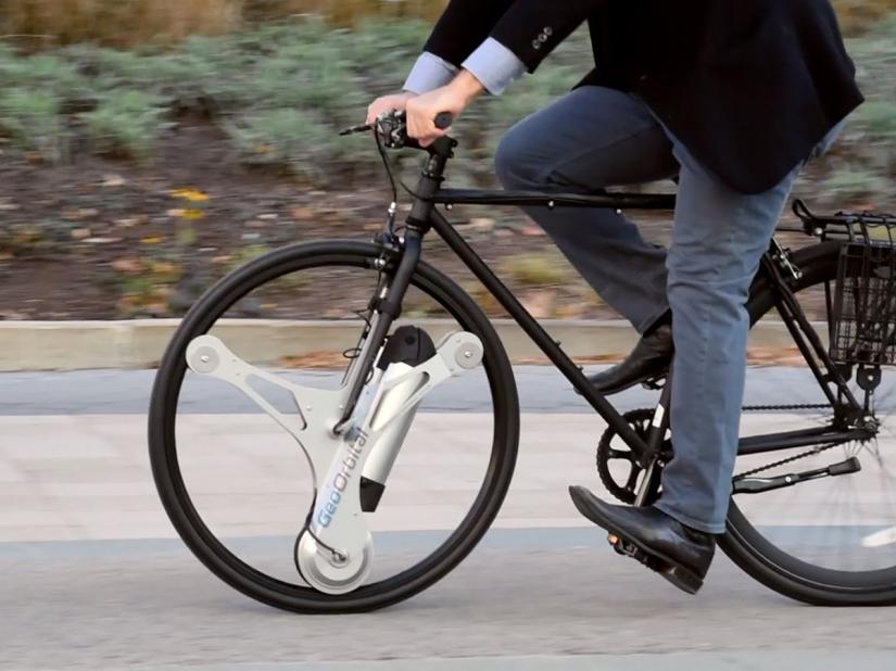 This bolt-on wheel gives any bike an electric helping hand