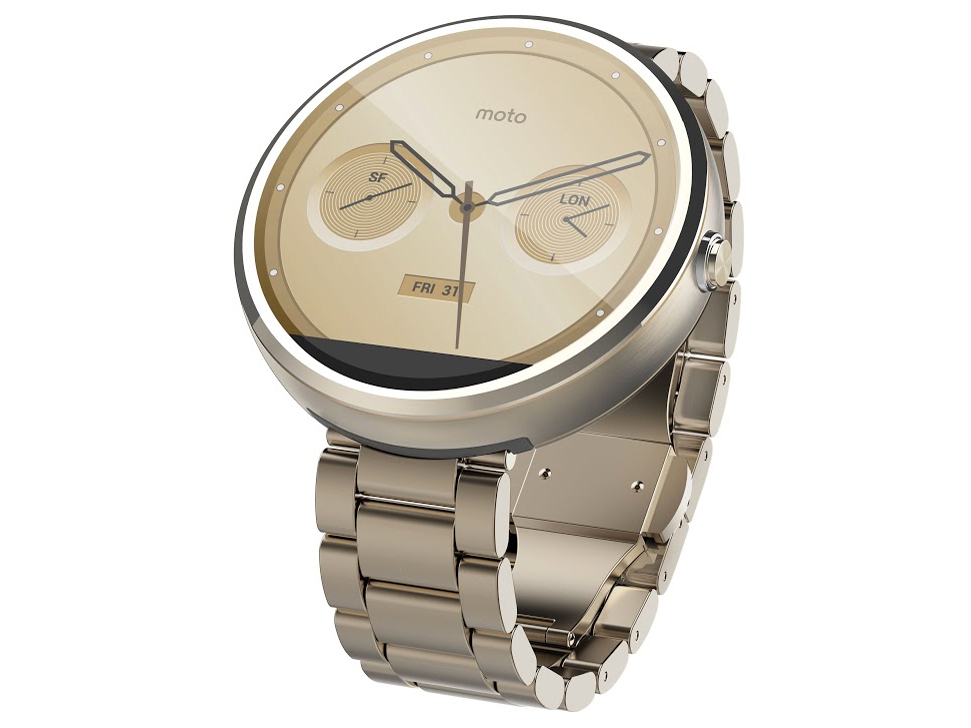Moto 360 with metal bands now available, gold edition and new Moto Body app on t